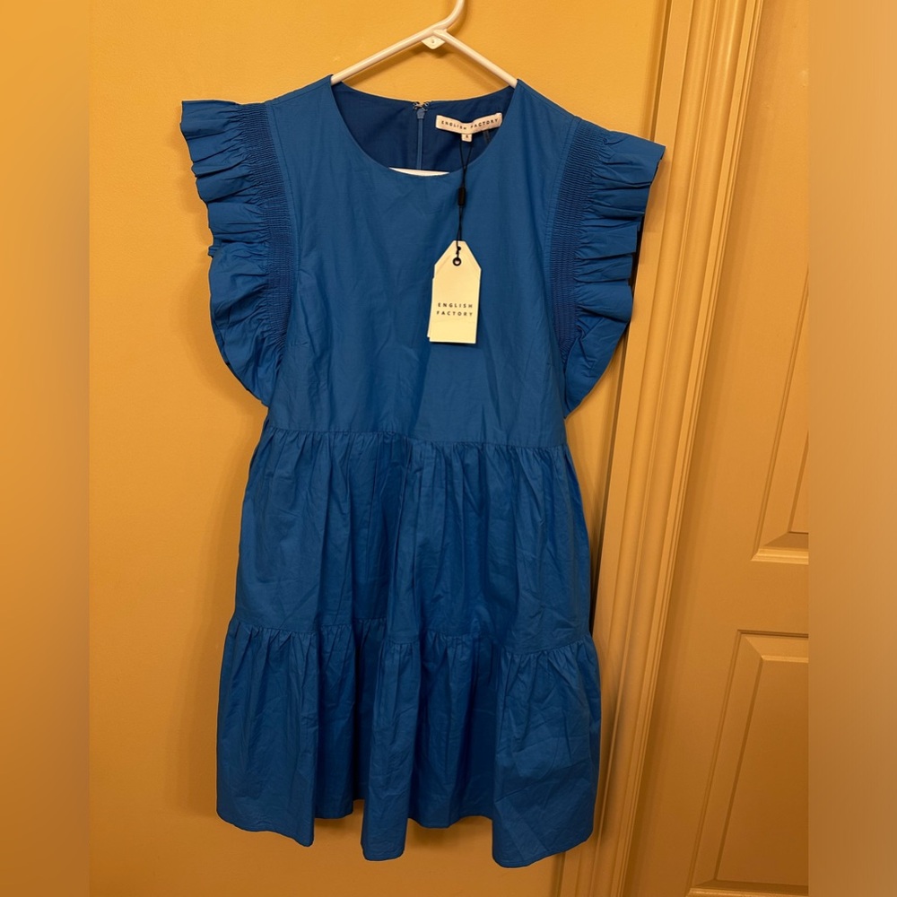 English Factory Ruffled Babydoll Mini Dress